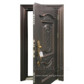 Kenya New Design Factory Price Fire Rated Anti - theft Front Security Steel Door For Apartment Entrance